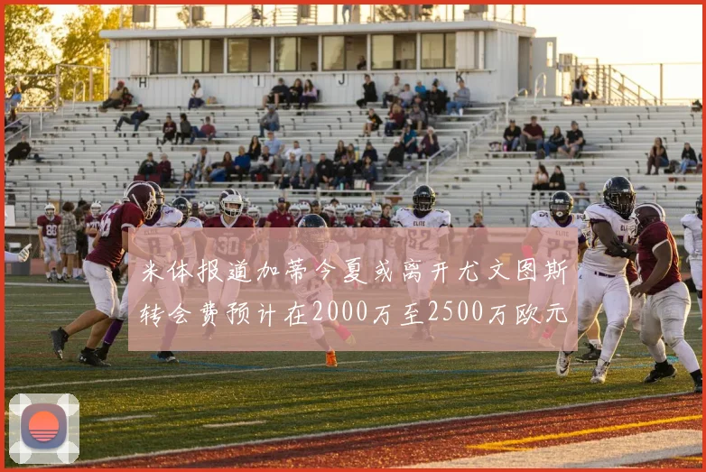 米体报道加蒂今夏或离开尤文图斯转会费预计在2000万至2500万欧元之间